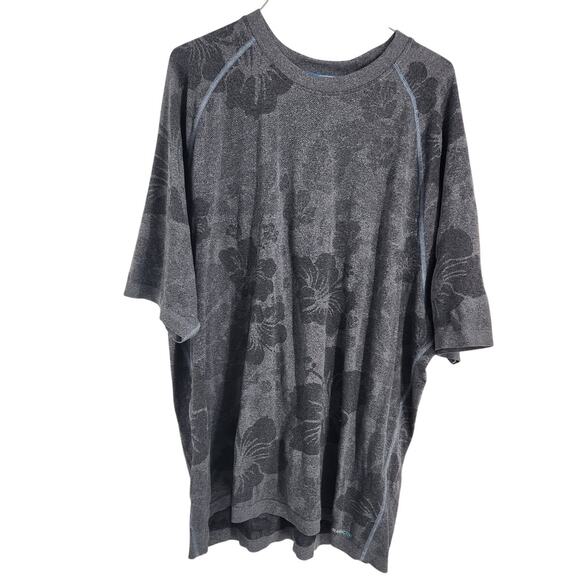 Tommy Bahama Gray Short Sleeve Top Womens Size XXL - Picture 1 of 3